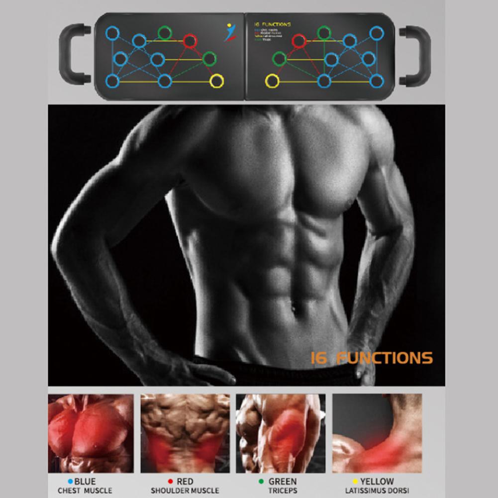 16-in-1 Push-Up Board | Foldable Home Gym Fitness Equipment