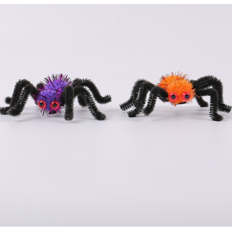 Halloween Horror Spider Hair Clip, Spooky Party Decoration for Kids and Adults, Funny Spider Hair Accessory