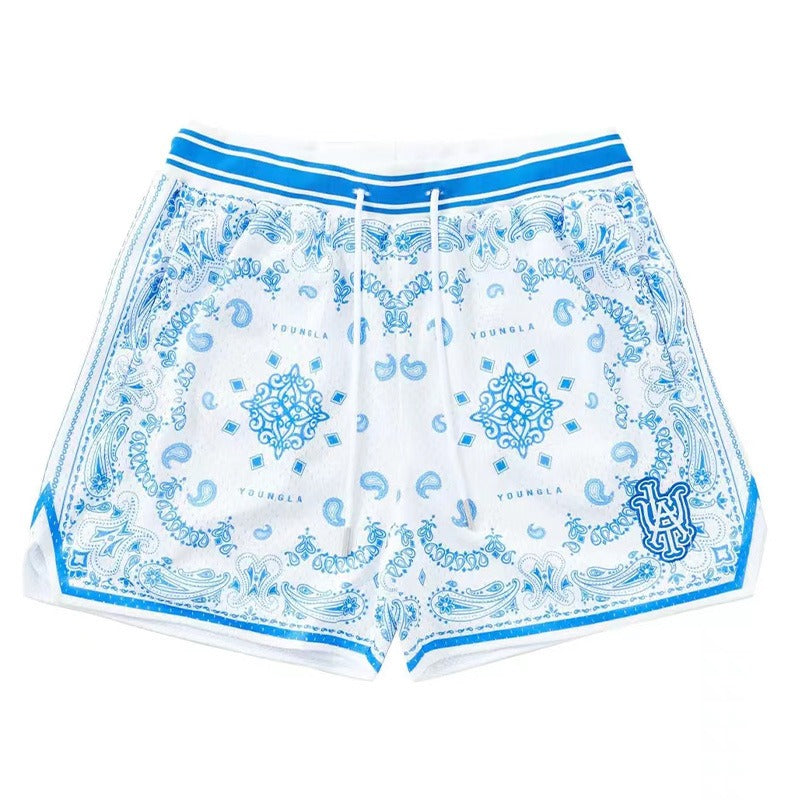 Quick drying breathable running fitness basketball shorts