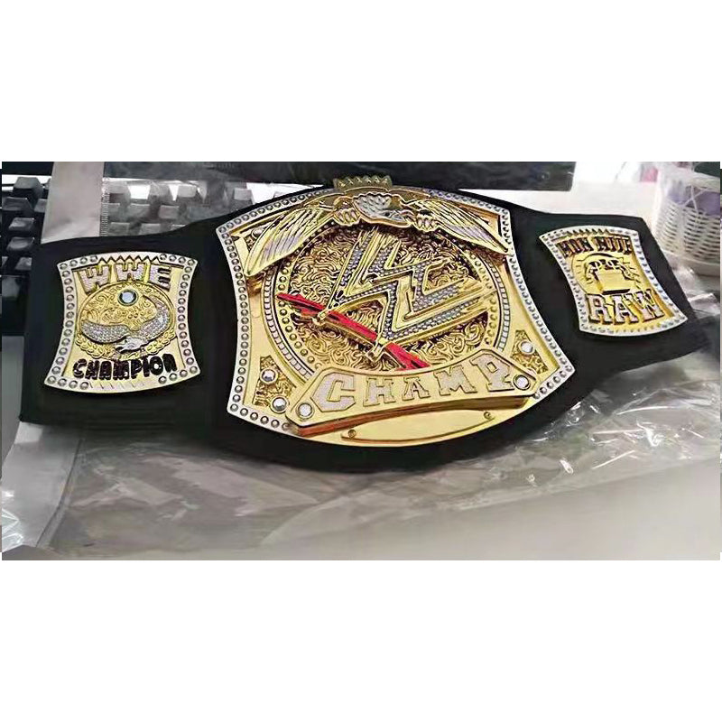 Boxing Fighter Wrestling Champion Belt Heavyweight Gold Belt Cosplay Wearable Prop Figure Model