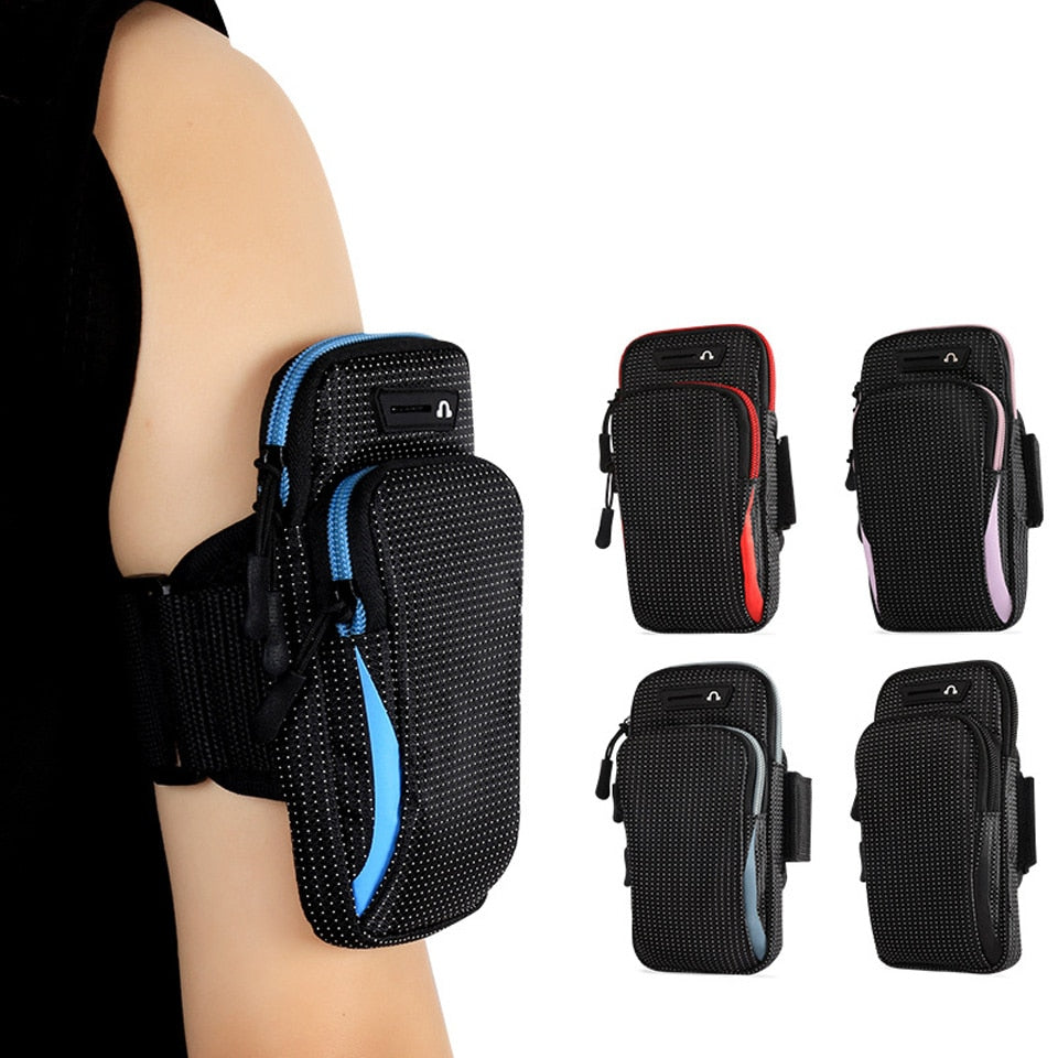 Running Armband Phone Pouch | Gym & Jogging Arm Bag for 6.5" Phones