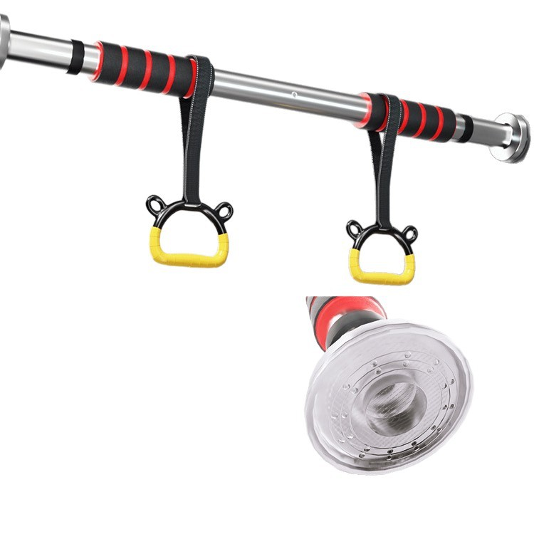 Indoor Door Pull-Up Bar | No-Drill Wall Horizontal Bar for Home Gym