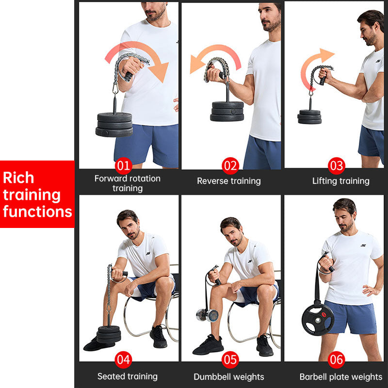 Wrist & Forearm Strengthener - Arm Wrestling Trainer, Grip Strength Equipment for Fitness & Physical Therapy
