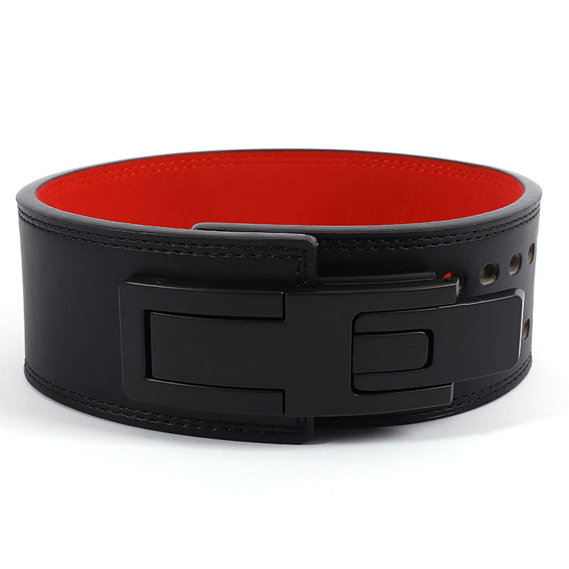Fitness Leather Waist Belt Deep Squat Deadlift Weightlifting Support Belt Exercise Back Support Equipment