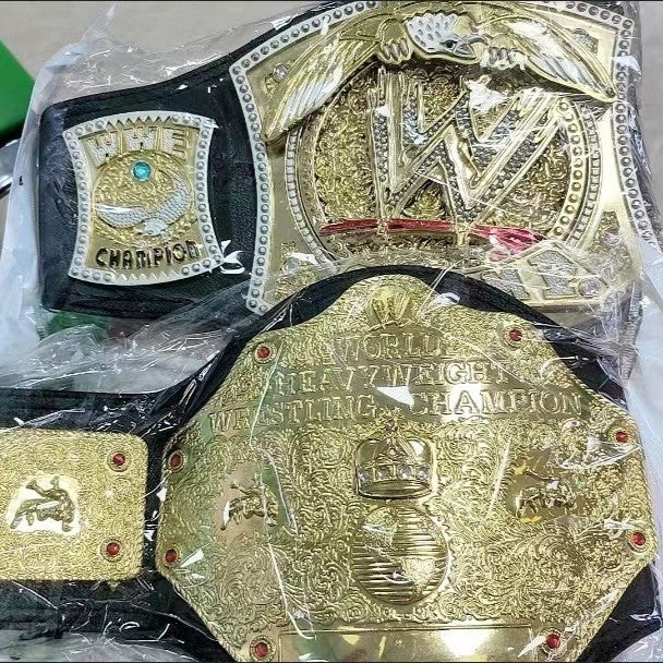 Boxing Fighter Wrestling Champion Belt Heavyweight Gold Belt Cosplay Wearable Prop Figure Model