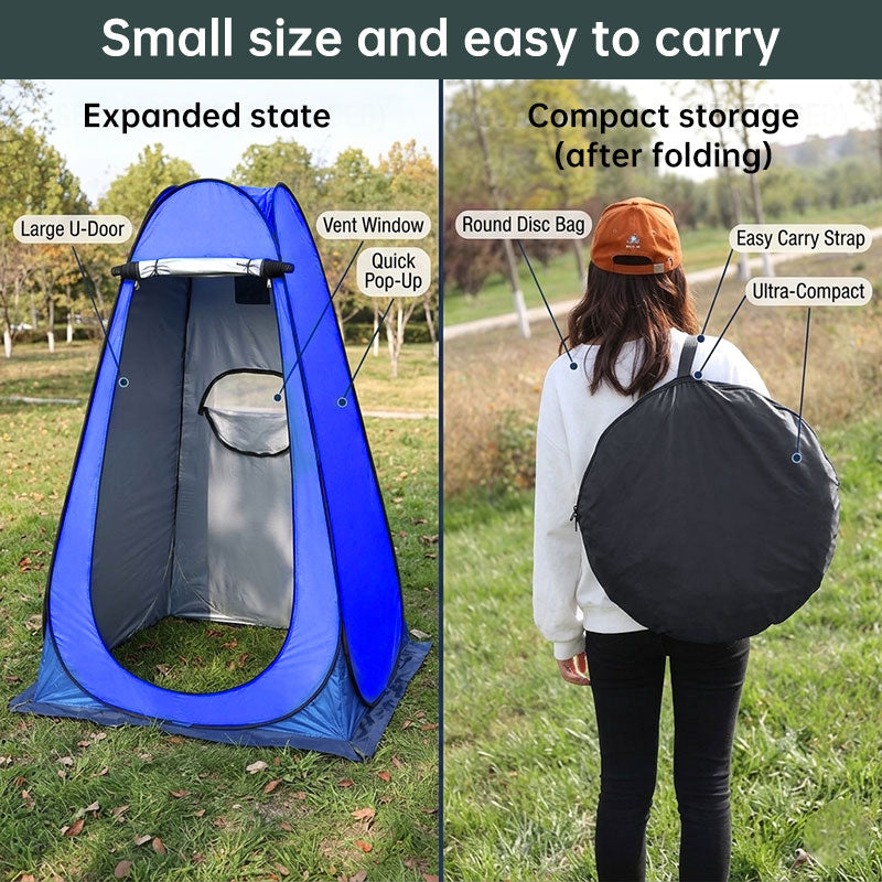 Portable Outdoor Camping Tent: Single Person, Changing Room, Shower, Storage/Fishing/Photography Tent