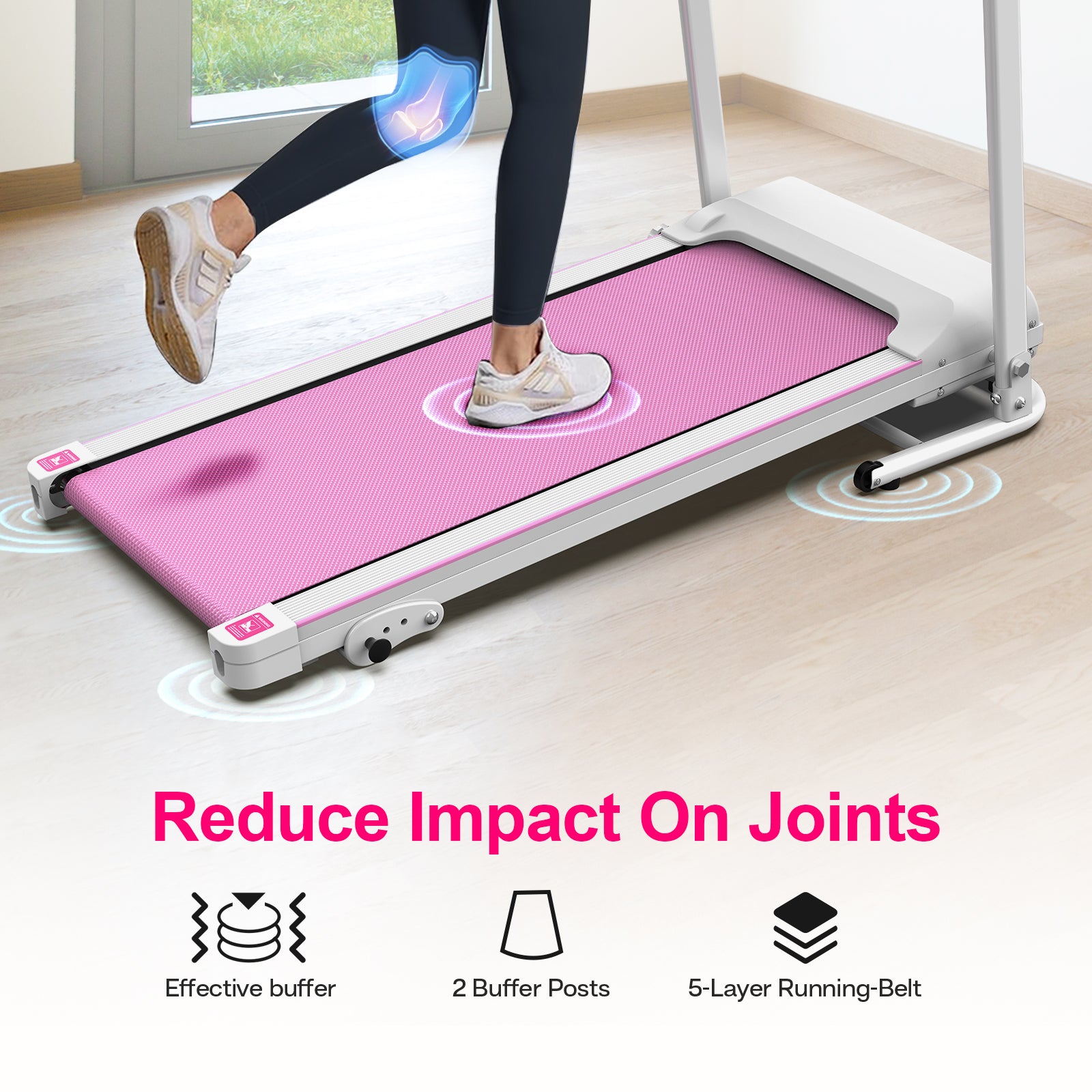 Foldable Treadmill 2.5HP — Home Gym Running & Walking Machine
