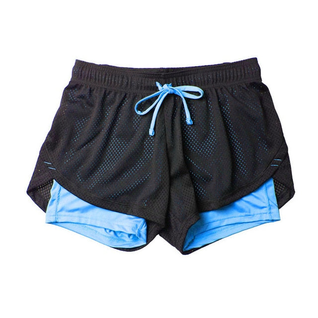 Sport Shorts Women Fitness Clothes Summer Mesh Workout Lulu Running Gym Yoga Shorts