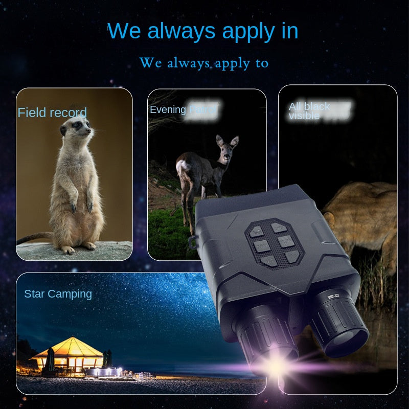 Full-color Night Vision Scope 5K Ultra HD WiFi Large Screen Infrared Picture-in-Picture Binocular Night Vision Device