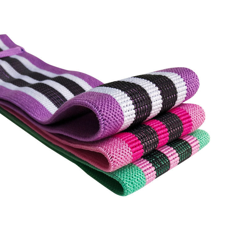 Yoga Mat with Butt Lifting Elastic Resistance Band for Fitness Strength Training and Hip Stretching Pull Force