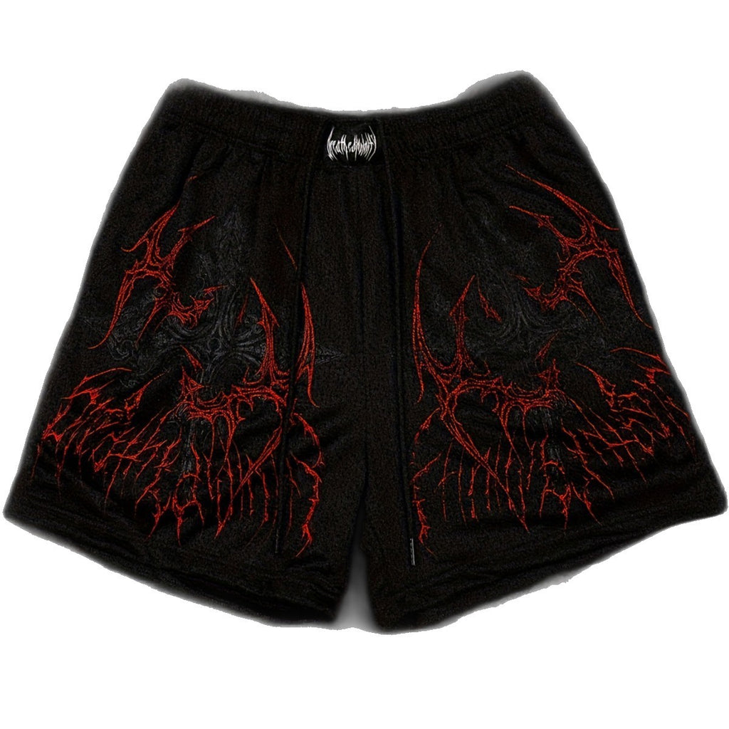 Fitness Fashion Mesh Muscle Workout Shorts for Men, Quick-Dry Breathable Lightweight Beach Summer Style