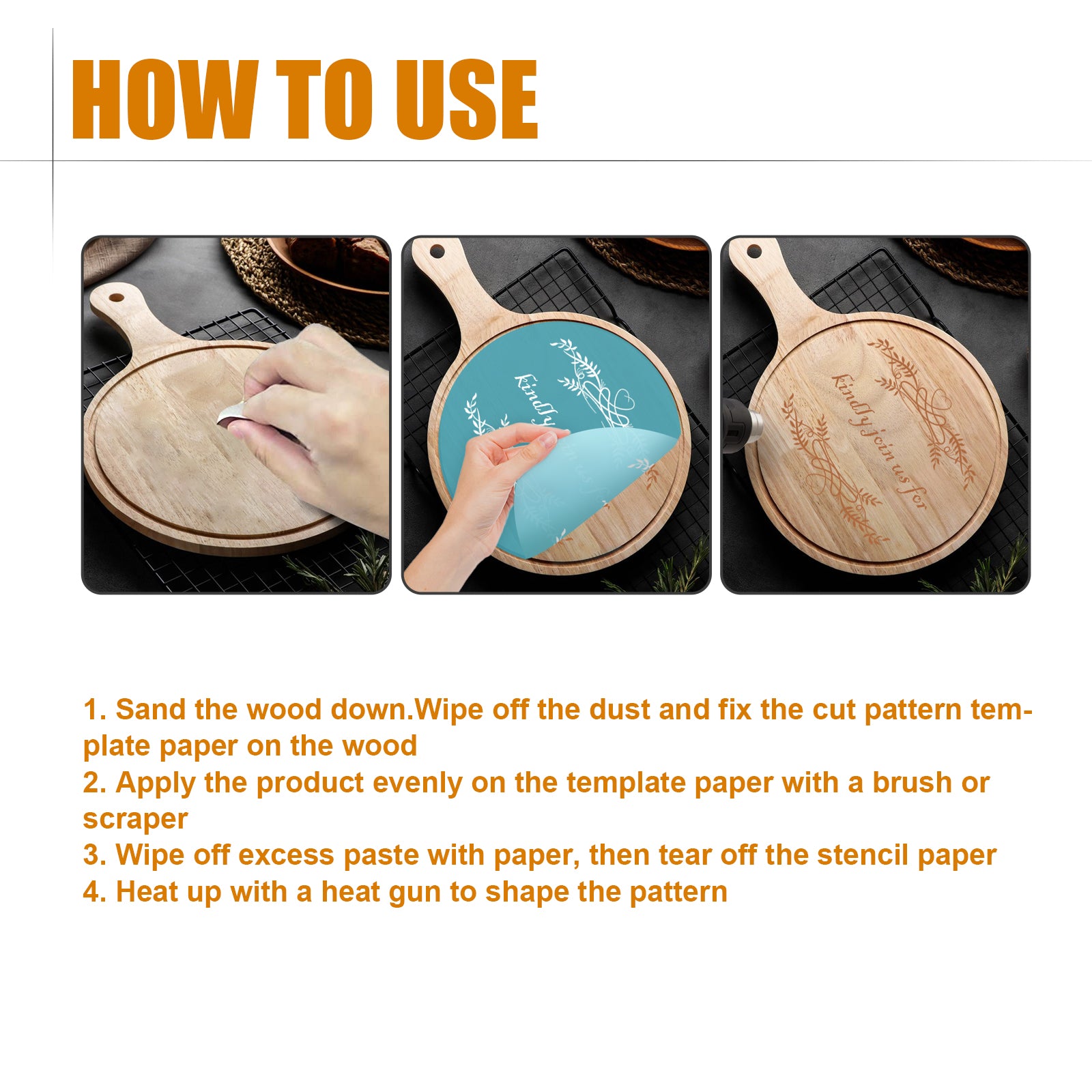 Jue-Fish Wood Burning Paste, Camping Outdoor Wood Cloth Combustion DIY Pyrography Wood Burning Paste