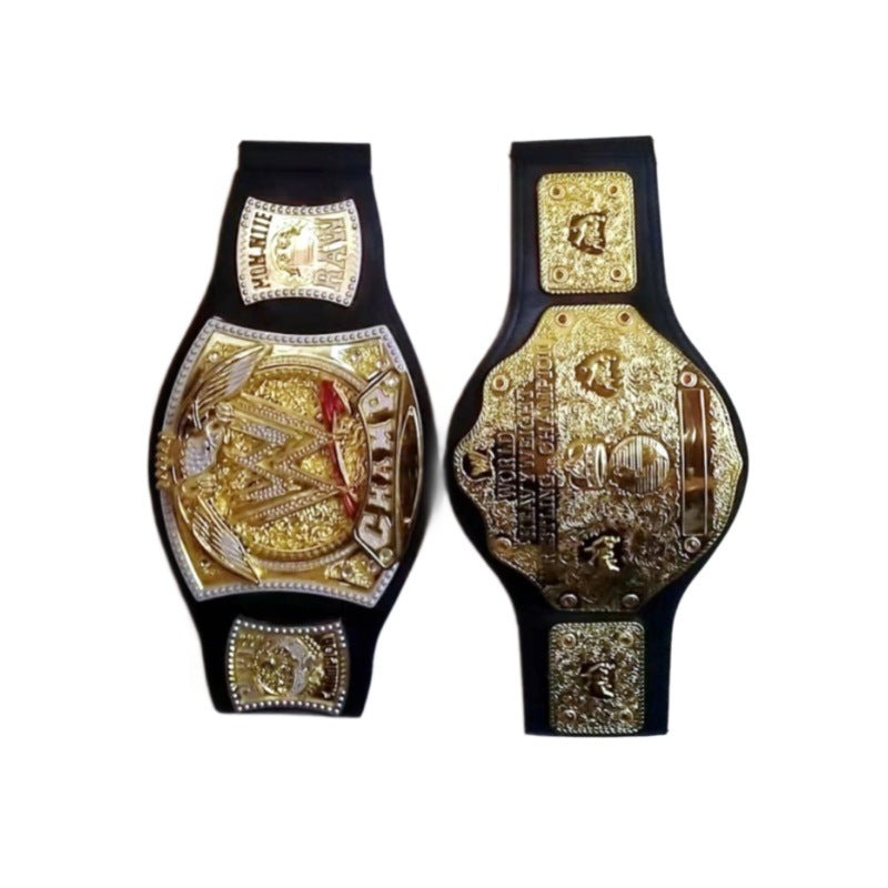 Boxing Fighter Wrestling Champion Belt Heavyweight Gold Belt Cosplay Wearable Prop Figure Model