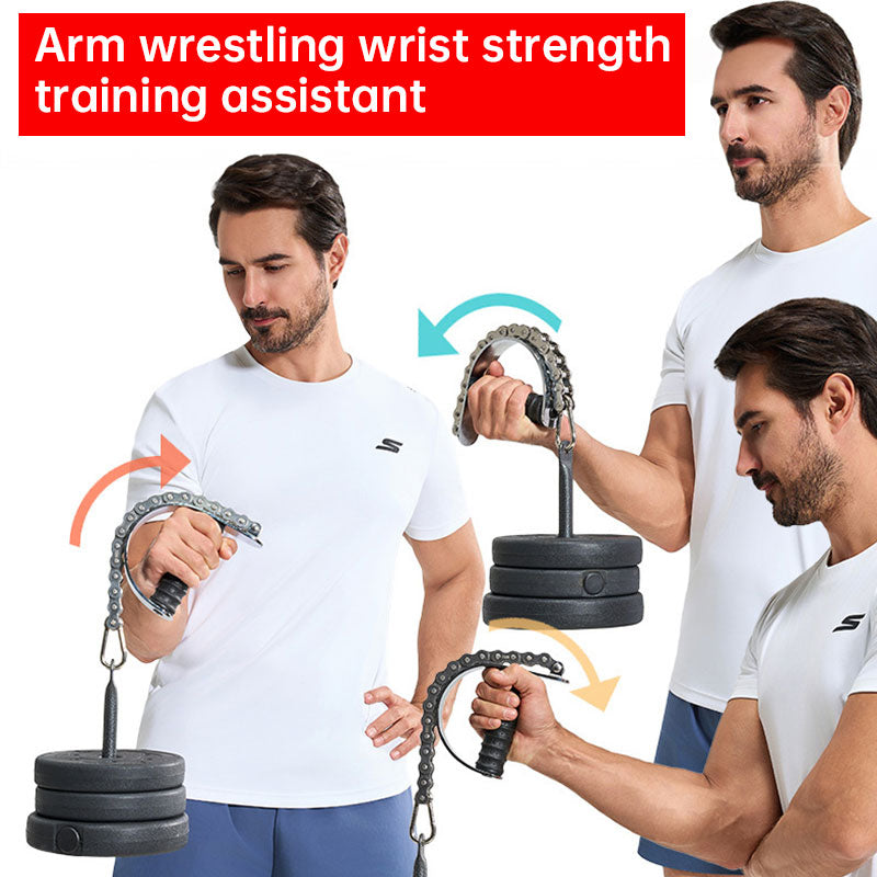 Wrist & Forearm Strengthener - Arm Wrestling Trainer, Grip Strength Equipment for Fitness & Physical Therapy