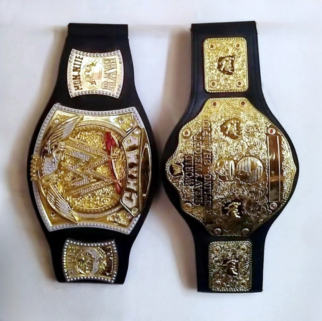 Boxing Fighter Wrestling Champion Belt Heavyweight Gold Belt Cosplay Wearable Prop Figure Model