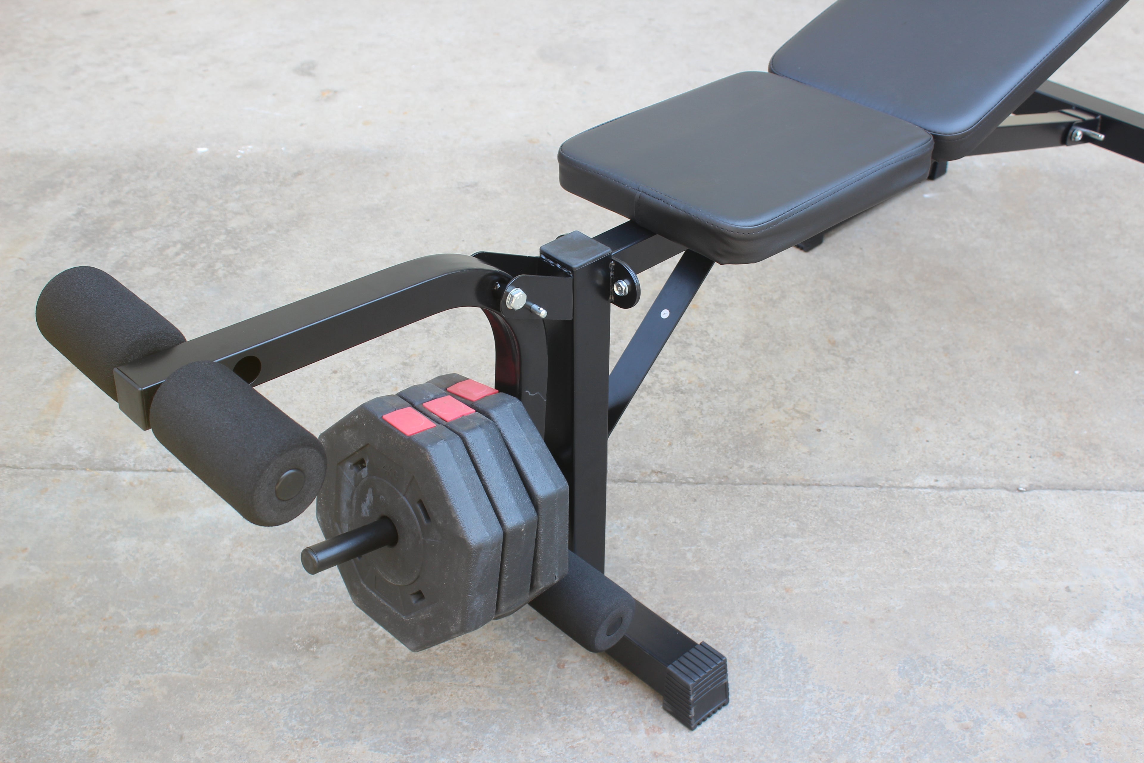 Olympic Weight Bench & Squat Rack Set — Full-Body Home Gym