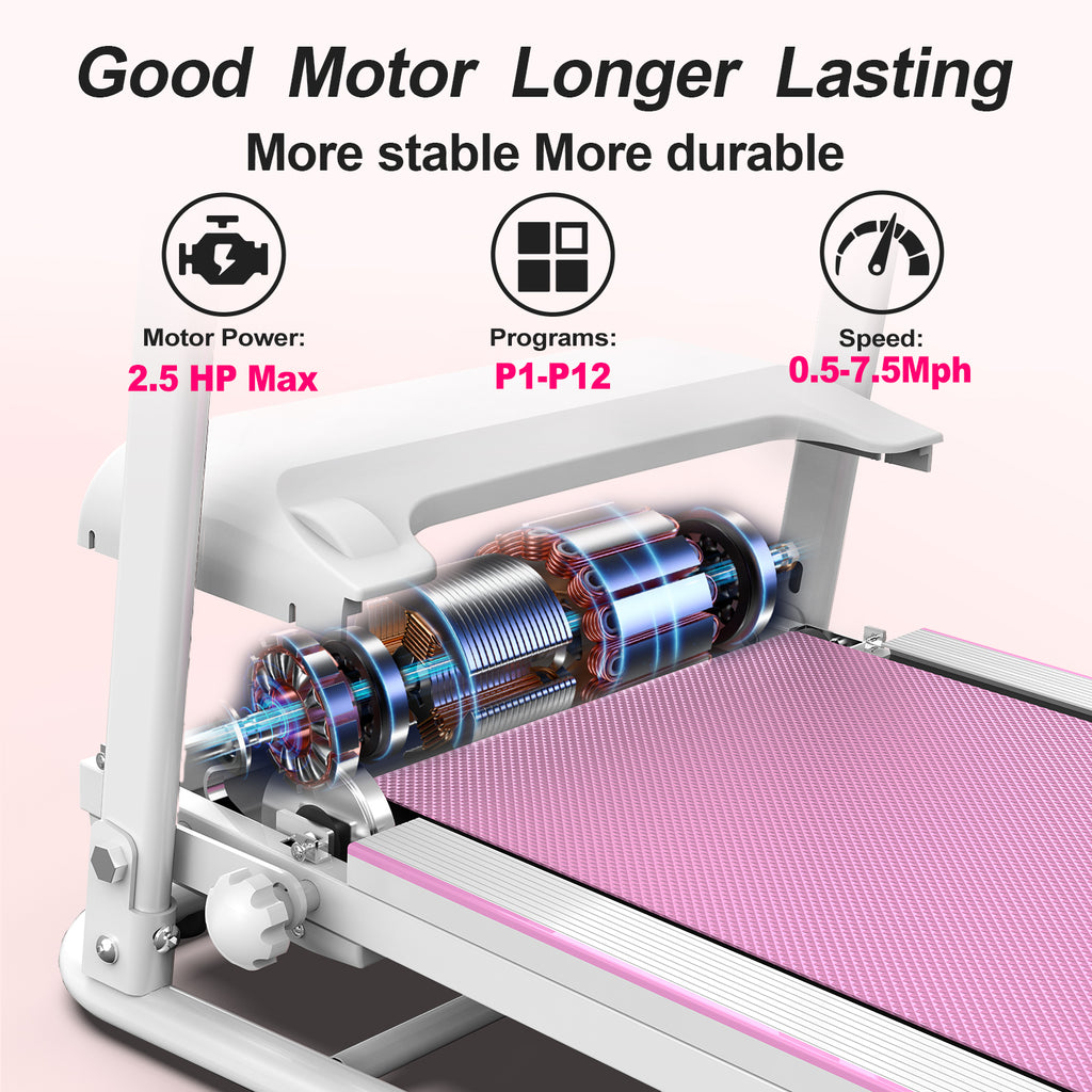 Foldable Treadmill 2.5HP — Home Gym Running & Walking Machine