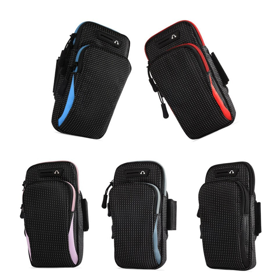 Running Armband Phone Pouch | Gym & Jogging Arm Bag for 6.5" Phones