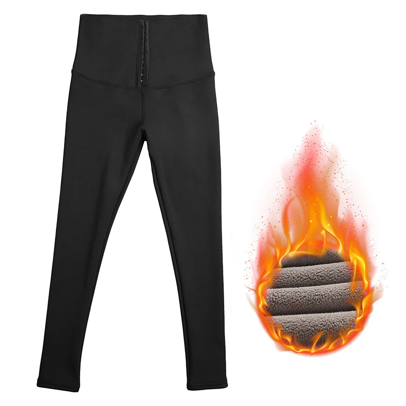 Women's High-Waist Push-Up Leggings | Warm Gym & Workout Tights