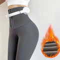 Women's High-Waist Push-Up Leggings | Warm Gym & Workout Tights